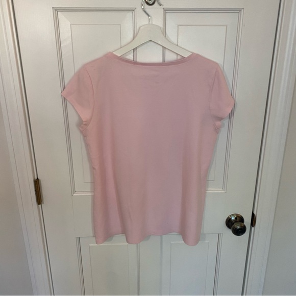 EUC - Nordstrom Light Pink Scoop Neck Tee, XL - Picture 4 of 7